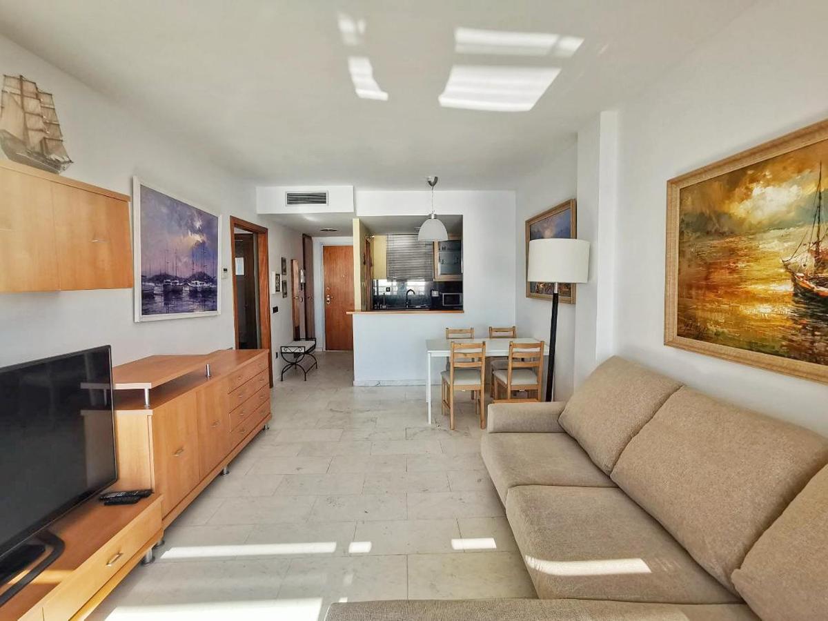 Seafront Apartment In Blanes Bagian luar foto
